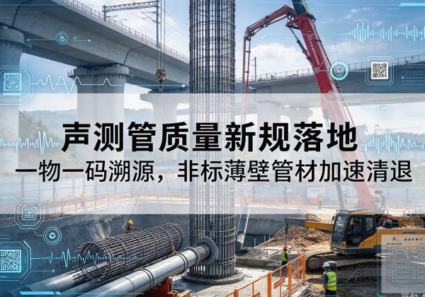 平湖声测管质量新规落地，一物一码溯源，非标薄壁管材加速清退